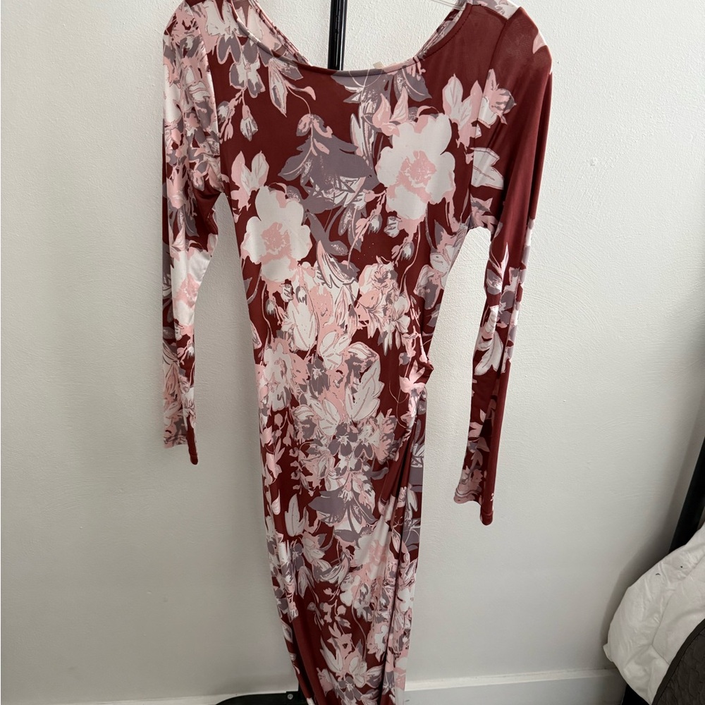 Floral Long Sleeve Dress